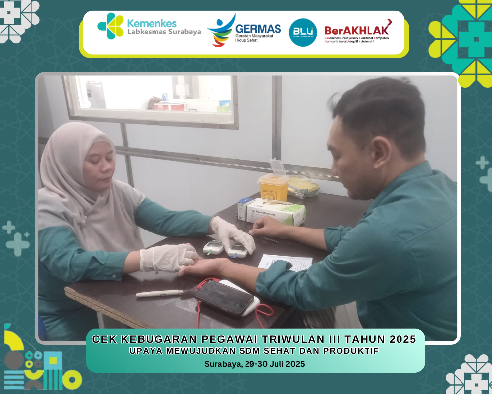 Cek Kebugaran Pegawai Triwulan III Tahun 2025: Upaya Mewujudkan SDM Sehat dan Produktif